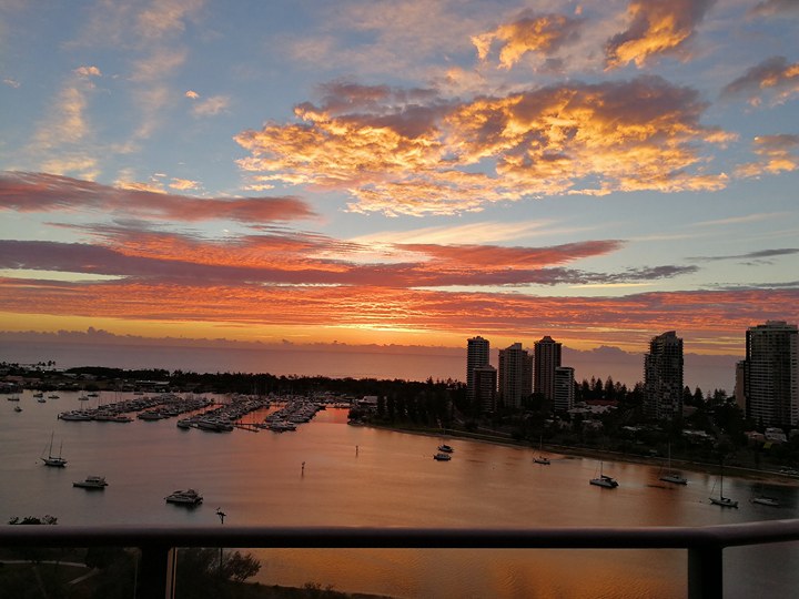 Sunrise at the Gold Coast